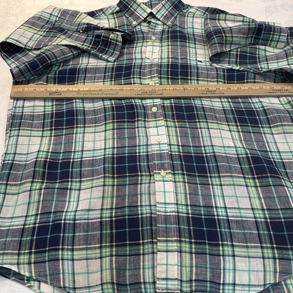 Vineyard Vines Slim Fit Tucker shirt XL in 100% Linen Button Down - Picture 5 of 6